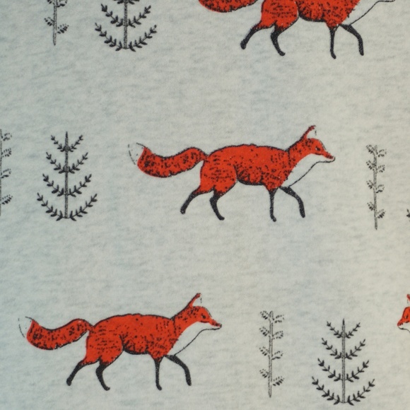 Enchanting Fleece Lined Fox Sweatshirt - Picture 4 of 6